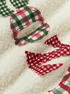 Bouclé kussenhoes Lysander