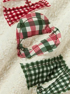 Bouclé kussenhoes Lysander