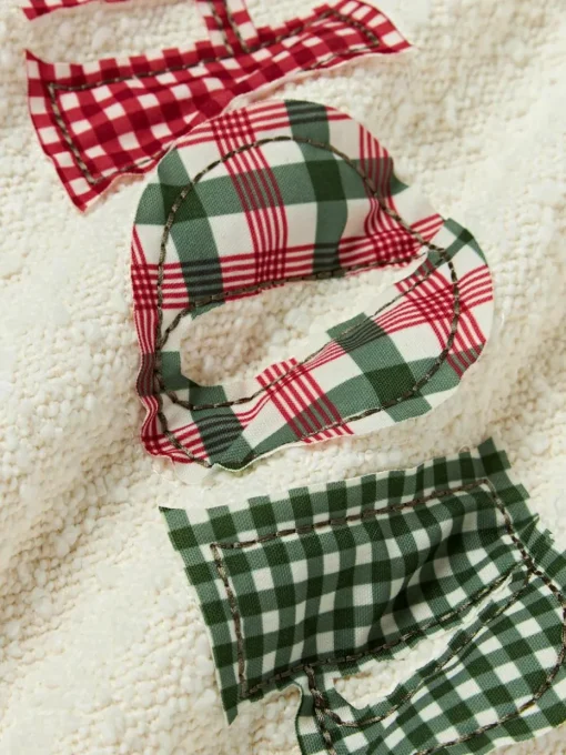 Bouclé kussenhoes Lysander