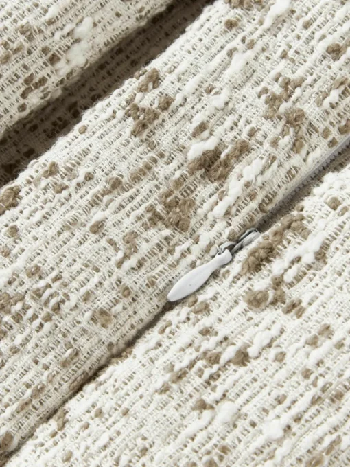 Bouclé kussenhoes Talea