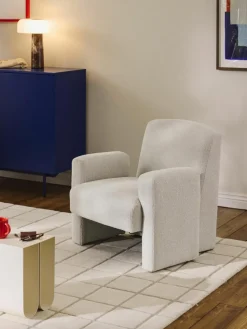 Bouclé loungefauteuil Aven