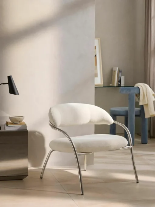 Bouclé loungefauteuil Dodo