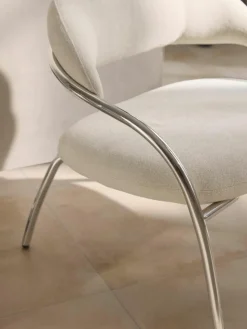 Bouclé loungefauteuil Dodo