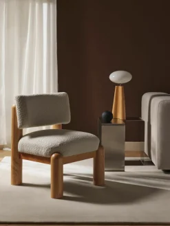 Bouclé loungefauteuil Findus