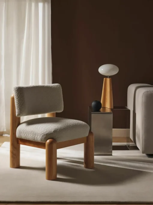 Bouclé loungefauteuil Findus