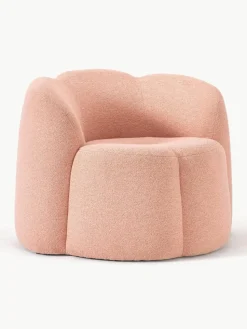 Bouclé loungefauteuil Fleur