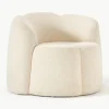 Bouclé loungefauteuil Fleur