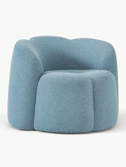 Bouclé loungefauteuil Fleur