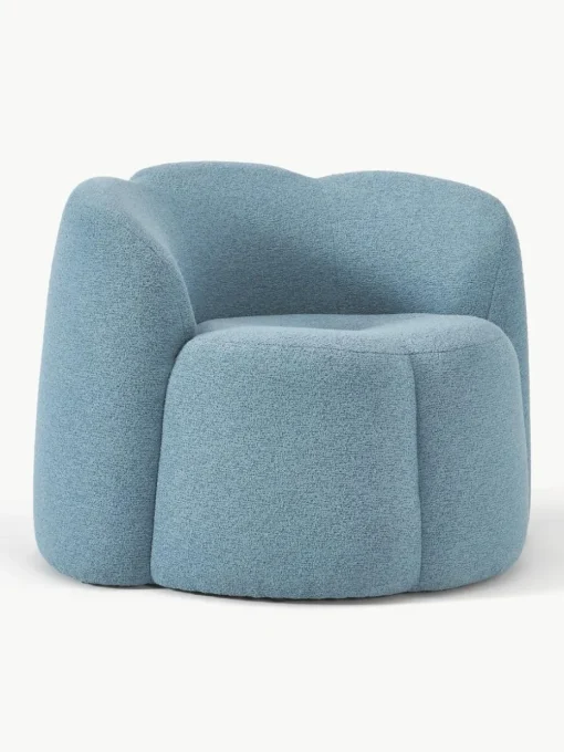 Bouclé loungefauteuil Fleur