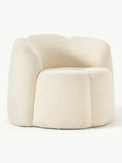 Bouclé loungefauteuil Fleur