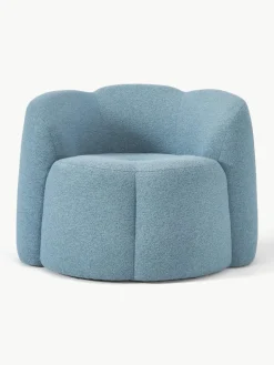 Bouclé loungefauteuil Fleur