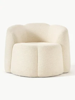 Bouclé loungefauteuil Fleur