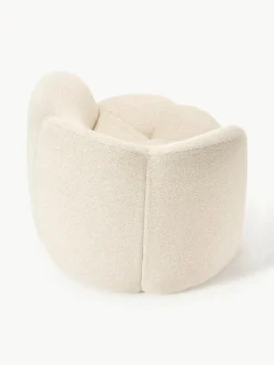 Bouclé loungefauteuil Fleur
