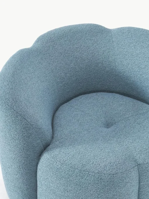 Bouclé loungefauteuil Fleur