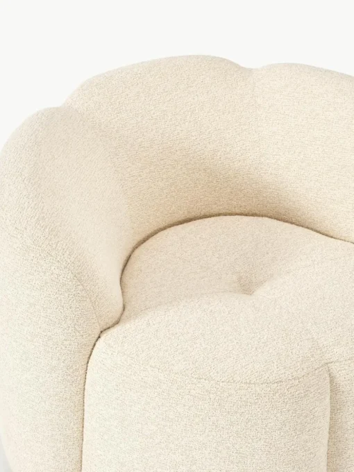Bouclé loungefauteuil Fleur
