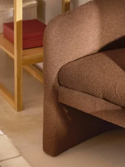 Bouclé loungefauteuil Mairo