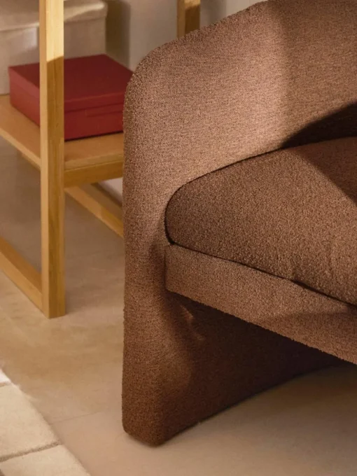 Bouclé loungefauteuil Mairo