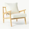 Bouclé loungefauteuil Mikkel