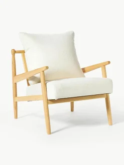 Bouclé loungefauteuil Mikkel