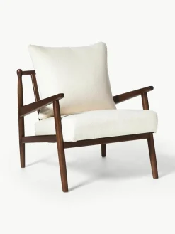 Bouclé loungefauteuil Mikkel