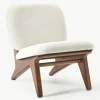 Bouclé loungefauteuil Shenay