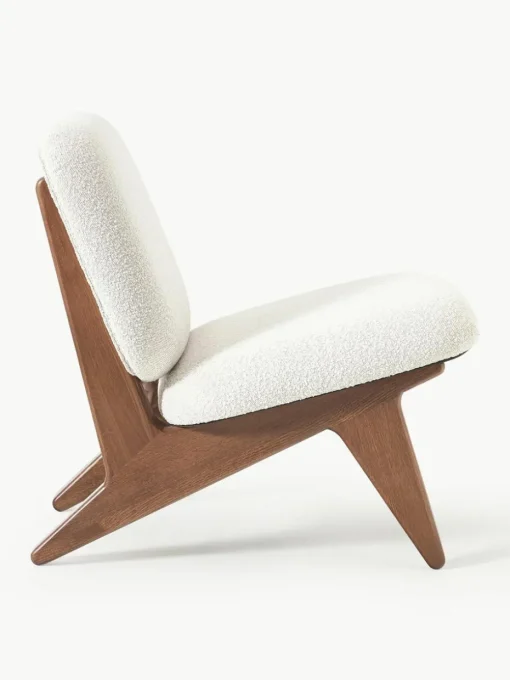 Bouclé loungefauteuil Shenay