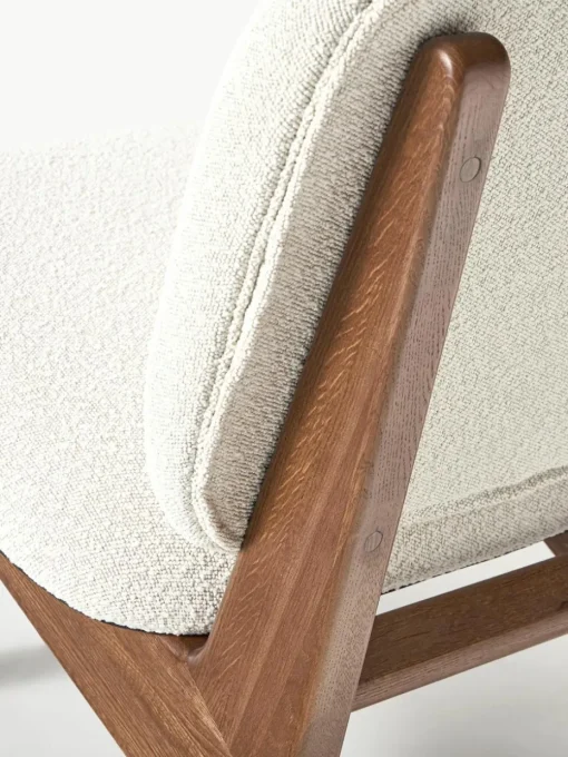 Bouclé loungefauteuil Shenay