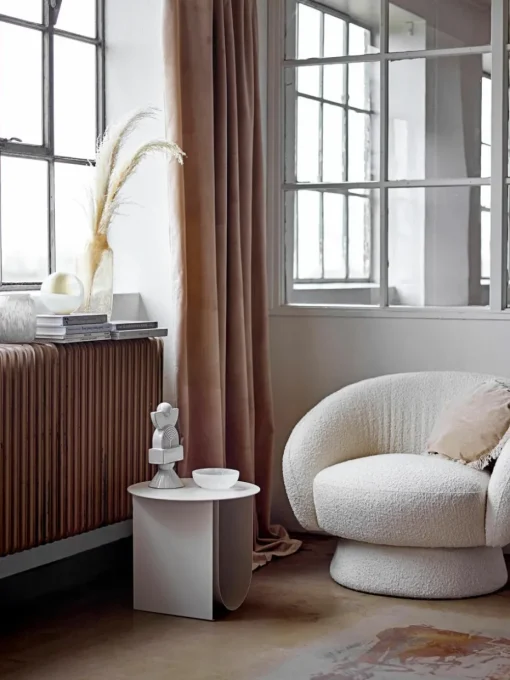 Bouclé loungefauteuil Ted