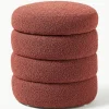 Bouclé poef Alto met opbergruimte