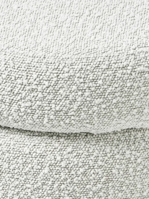 Bouclé poef Alto met opbergruimte