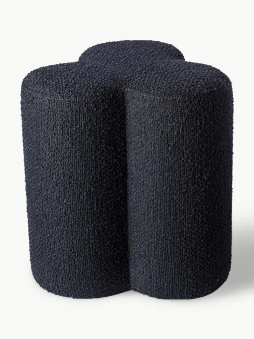 Bouclé poef Clover