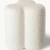 Bouclé poef Clover