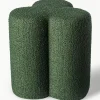 Bouclé poef Clover