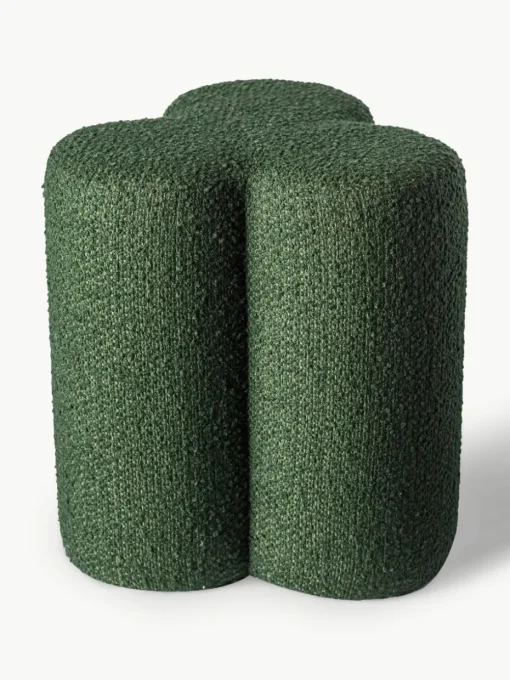 Bouclé poef Clover