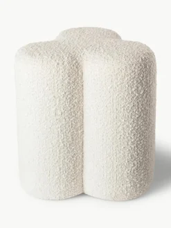Bouclé poef Clover