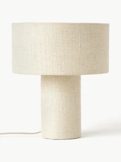 Bouclé tafellamp Ron