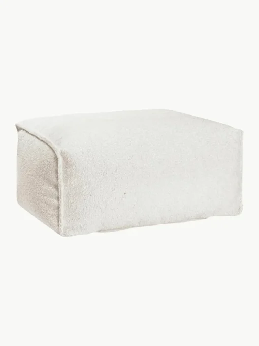 Bouclé vloerkussen Woolly
