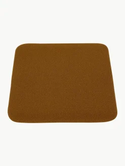 Bouclé zitkussen Curva voor krukjes