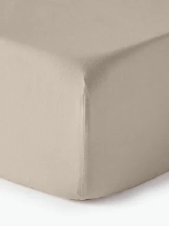 Boxspring hoeslaken Airy, gewassen linnen