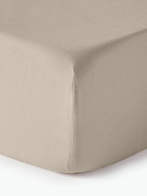 Boxspring hoeslaken Airy, gewassen linnen