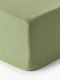 Boxspring hoeslaken Airy, gewassen linnen