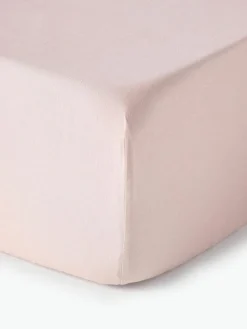 Boxspring hoeslaken Airy, gewassen linnen
