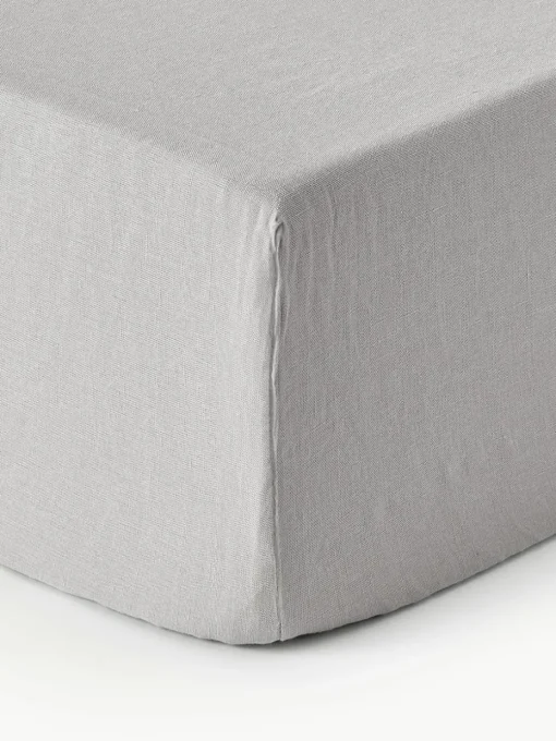 Boxspring hoeslaken Airy, gewassen linnen