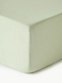 Boxspring hoeslaken Airy, gewassen linnen