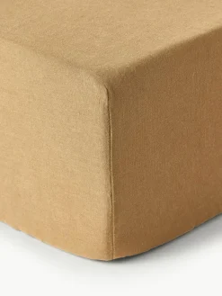 Boxspring hoeslaken Airy, gewassen linnen
