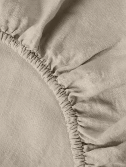 Boxspring hoeslaken Airy, gewassen linnen