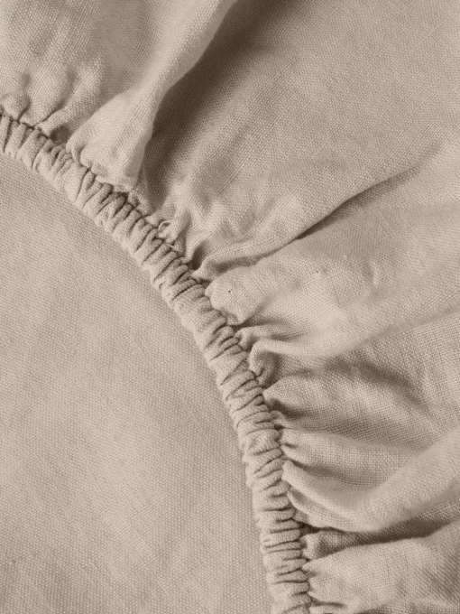 Boxspring hoeslaken Airy, gewassen linnen