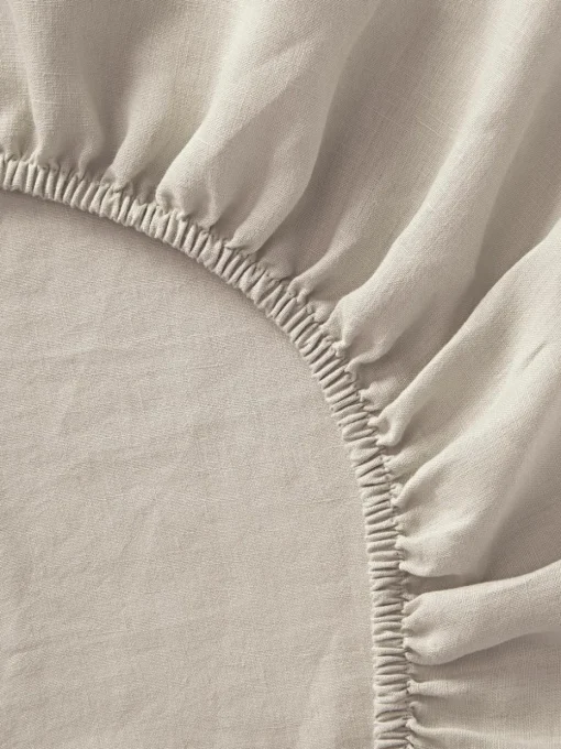 Boxspring hoeslaken Airy, gewaschenes linnen