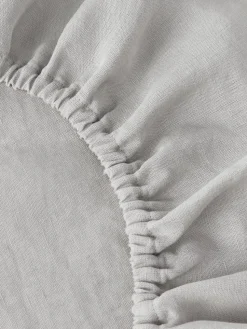 Boxspring hoeslaken Airy, gewassen linnen