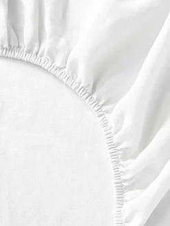Boxspring hoeslaken Airy, gewassen linnen